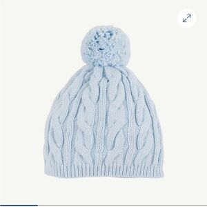 TBBC Cable Knit Hat - Light Blue 0-6 months NWT